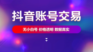 抖音账号交易平台有哪些平台